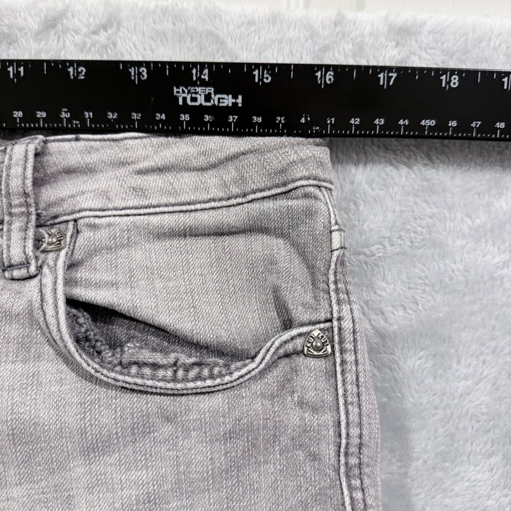 KUT from the Kloth Diana Skinny Jeans Gray Faded Stretch Denim KP488MA4 Womens 8 - Picture 5 of 8
